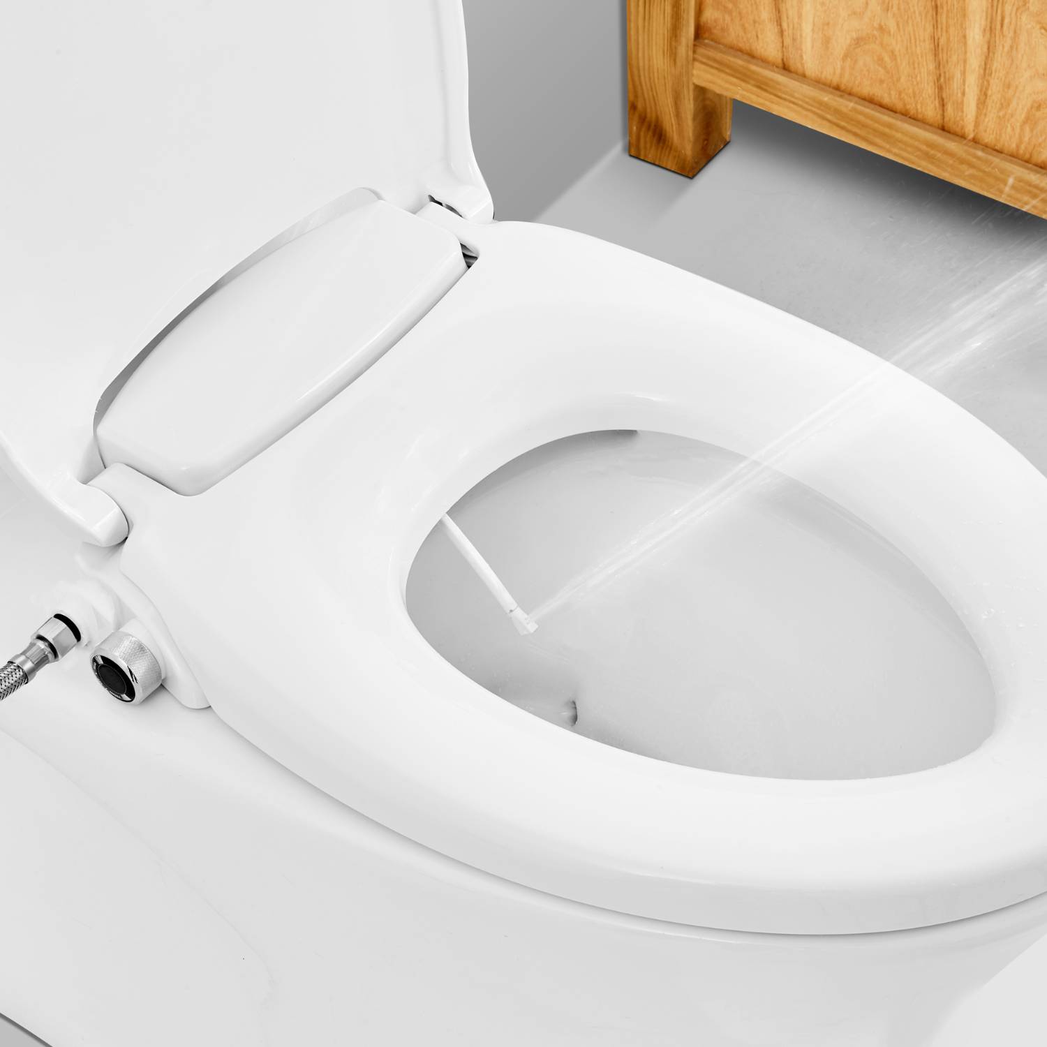 Non-Electric Bidet Toilet Seat: image 2
