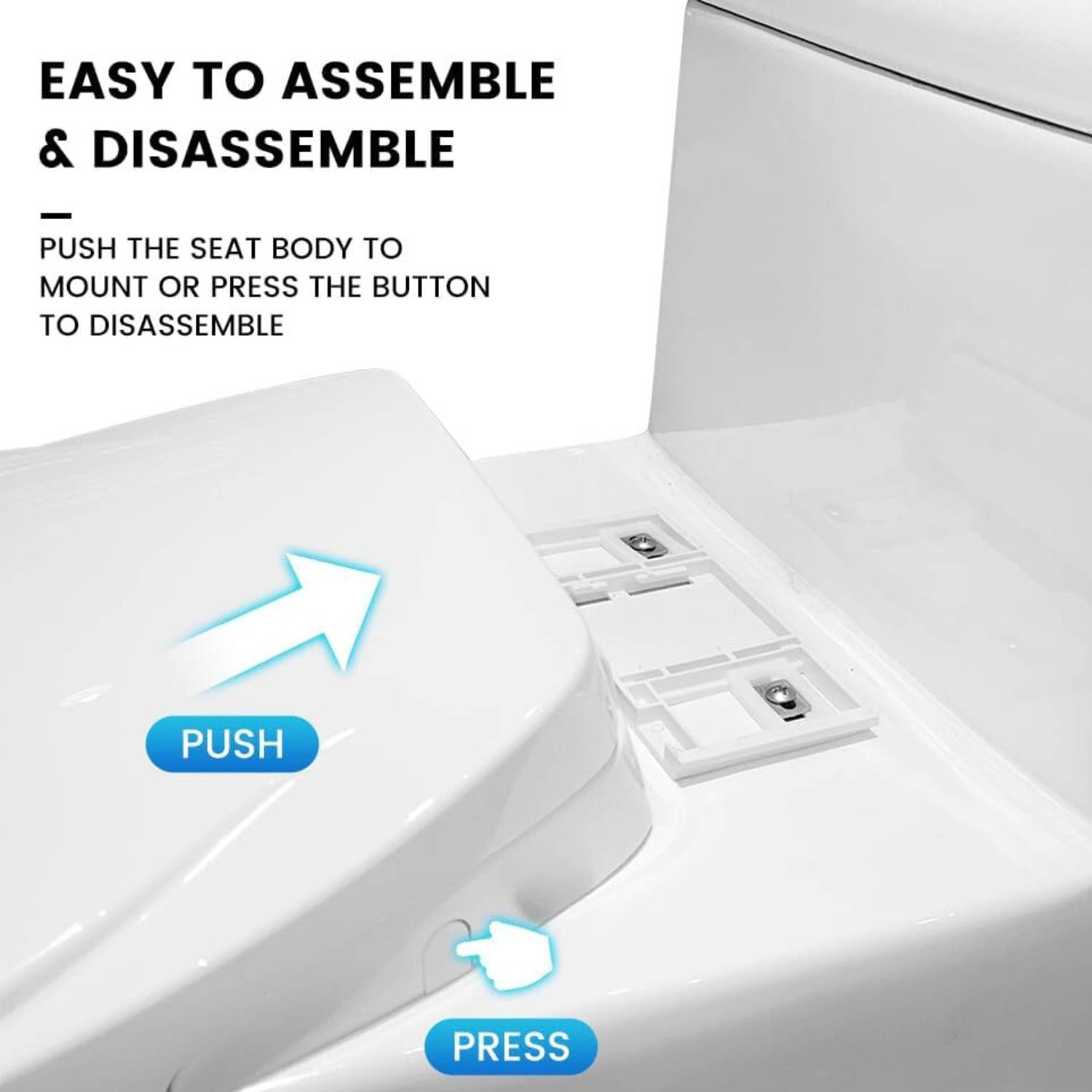 Non-Electric Bidet Toilet Seat: image 6